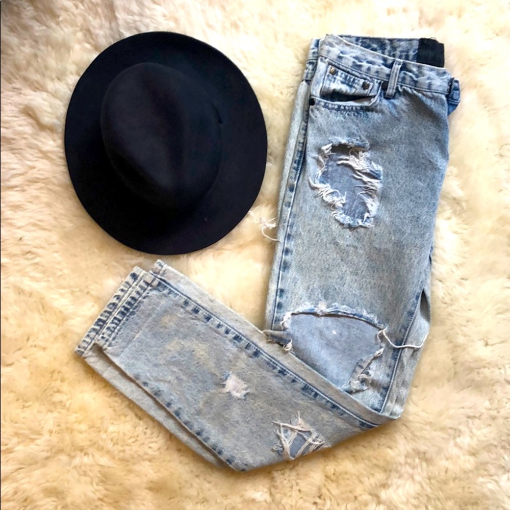 One Teaspoon Ankle distressed jeans size 28